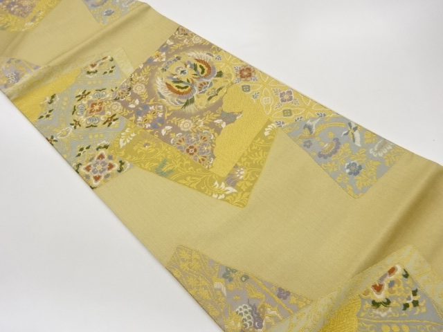JAPANESE FUKURO OBI / WOVEN SHIKISHI PATTERN